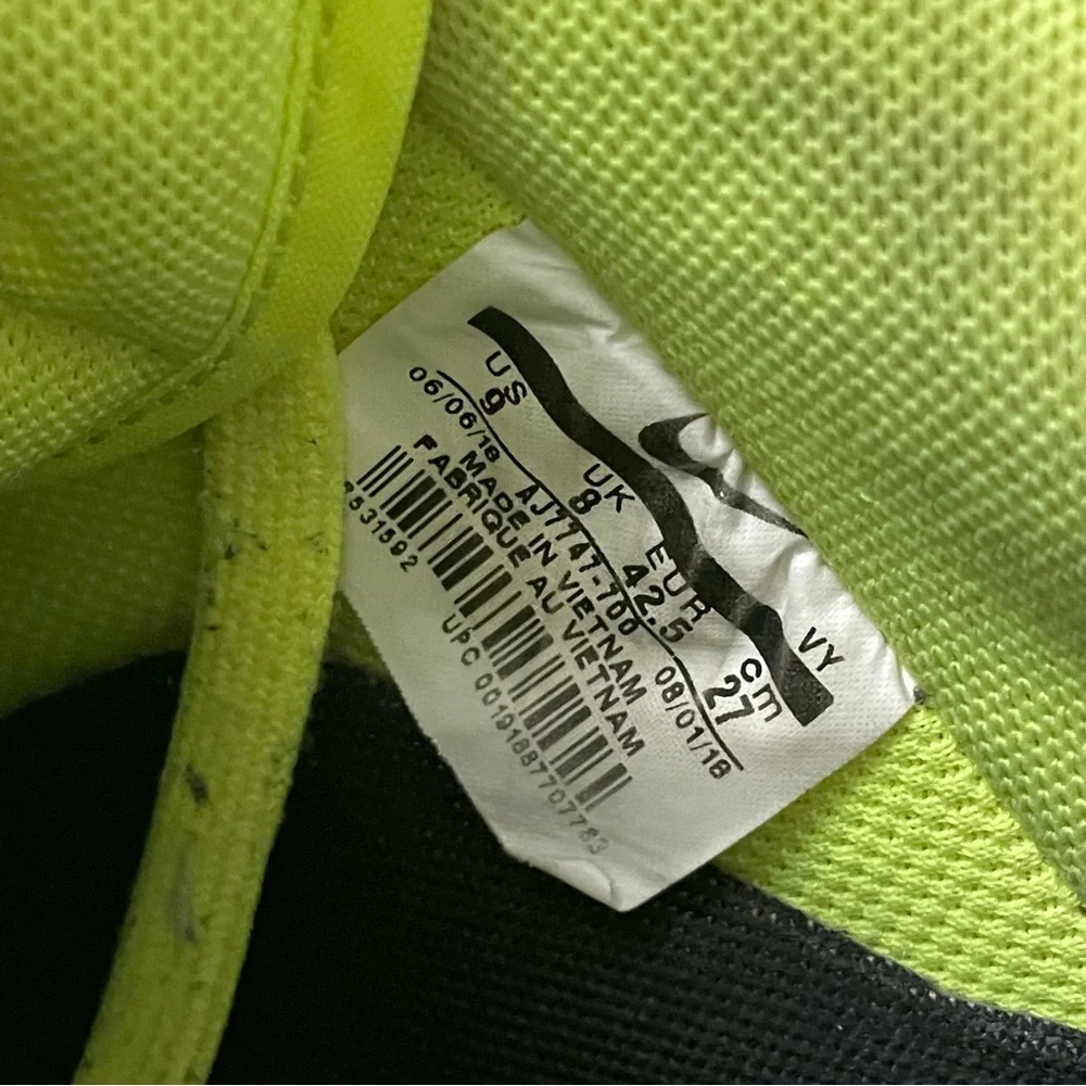 Nike Air Force 1 Utility Volt 2 Neon‎ Yellow Sneaker Shoes